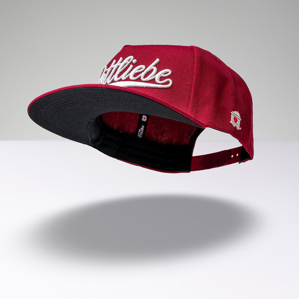 POTTLIEBE Snapback - Maroon White