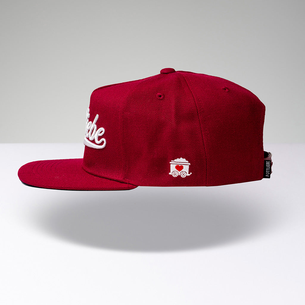 POTTLIEBE Snapback - Maroon White