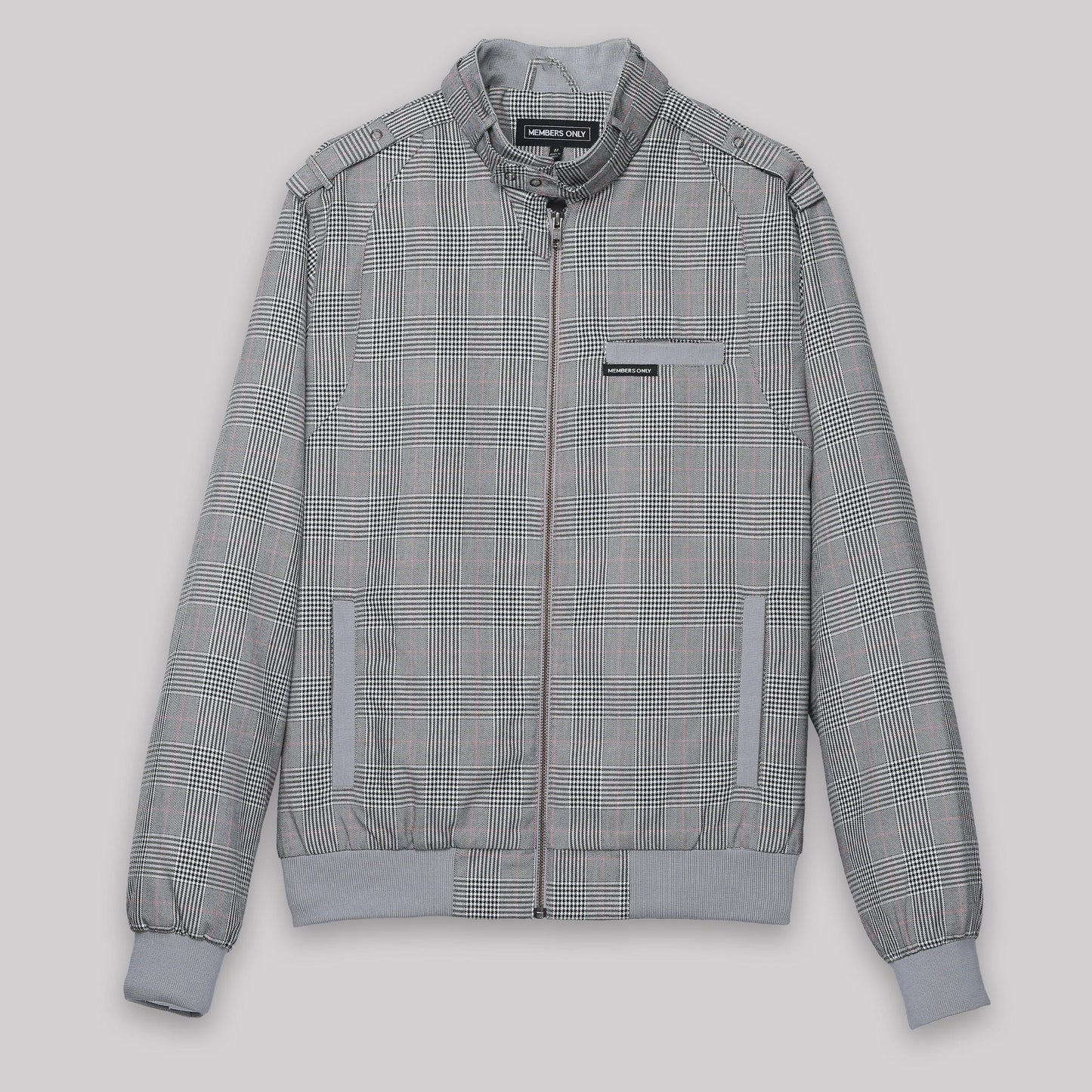 Men's Anderson Glen Plaid Iconic Racer Jacket