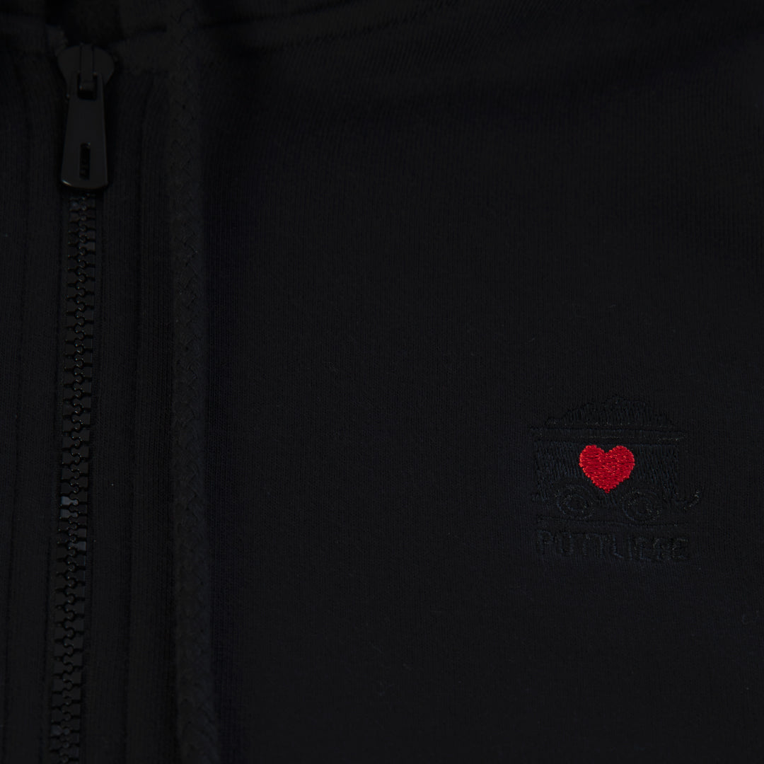 Zip-Hoodie "Lore" Black