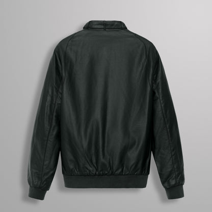 Women's Faux Leather Iconic Racer Oversized Jacket