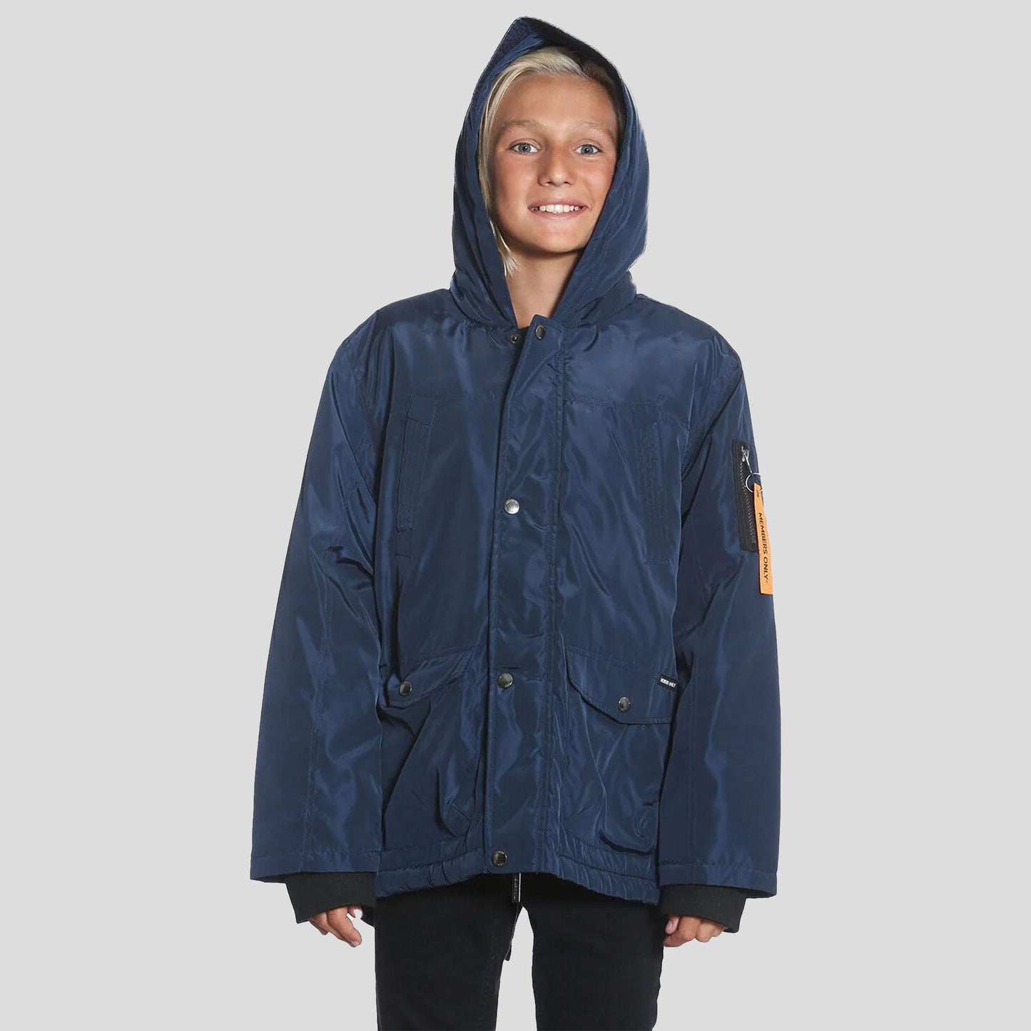 Boy's Satin Mid Weight Anorak Jacket - FINAL SALE