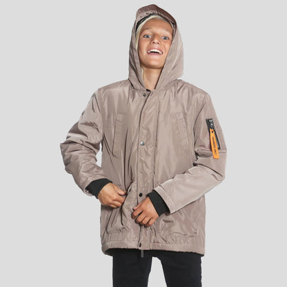 Boy's Satin Mid Weight Anorak Jacket - FINAL SALE