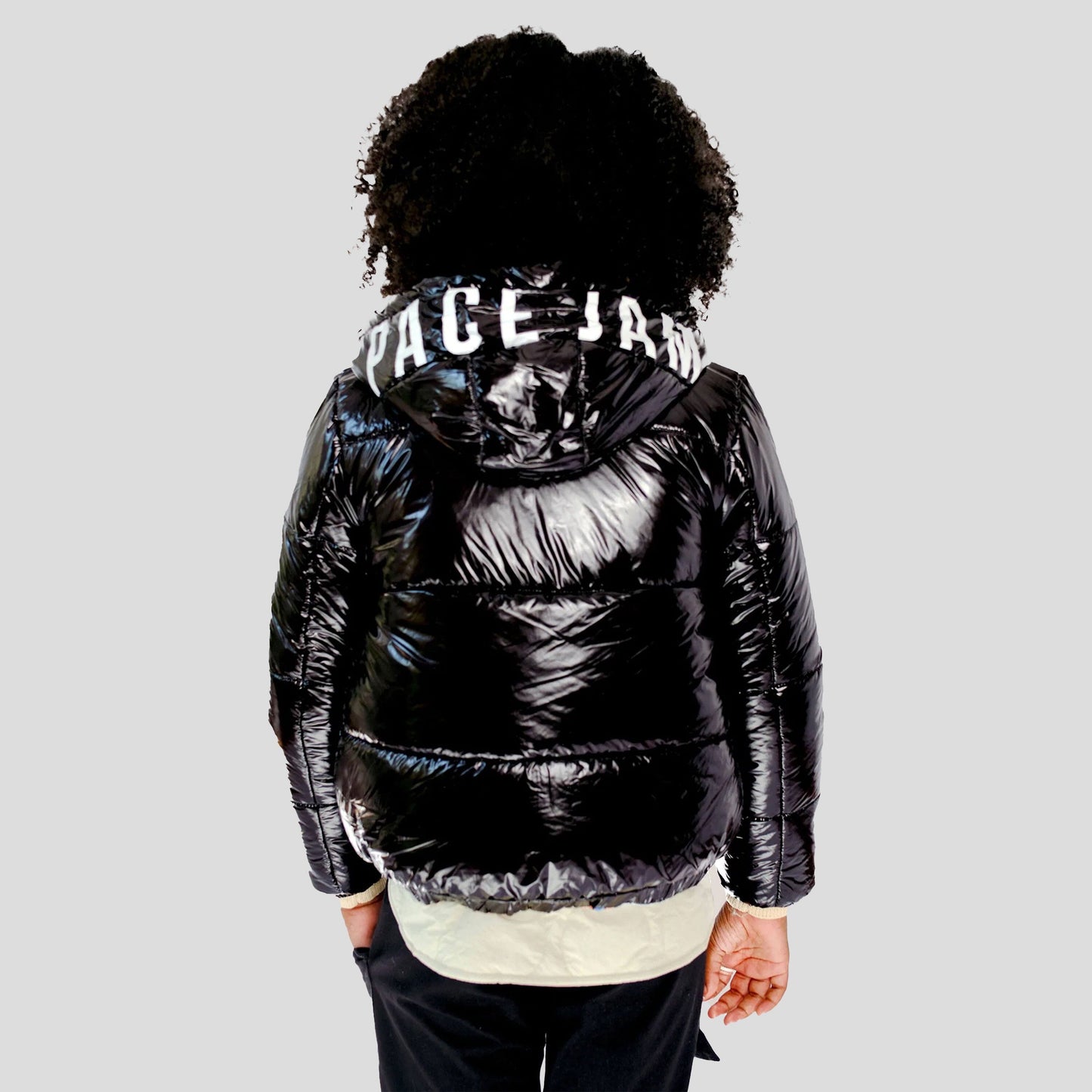 Girl's Cire Puffer with Mash Print Lining Jacket - FINAL SALE