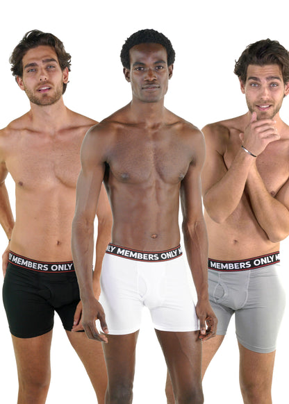 Men’s 3PK Poly Spandex Athletic Boxer Brief - FINAL SALE