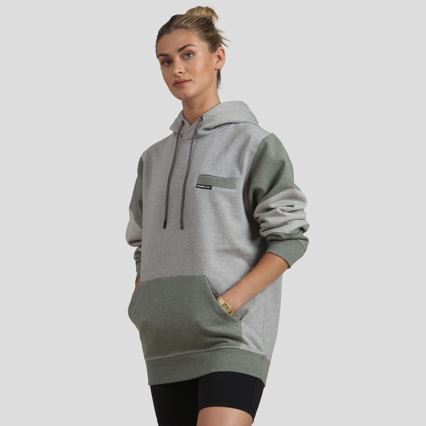 Women's Drew Colorblock Oversized  Hooded Sweatshirt