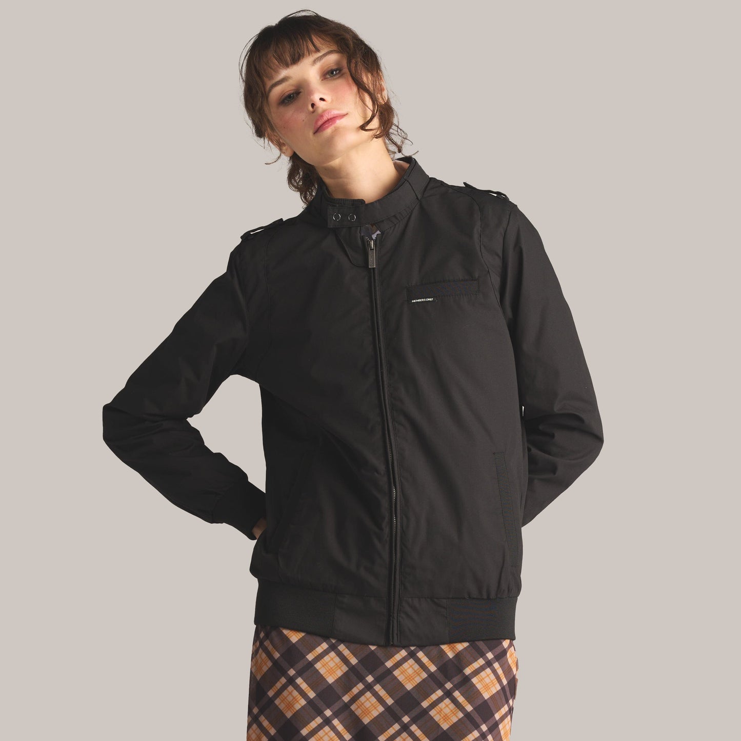 Women's Classic Iconic Racer Jacket (Slim Fit)