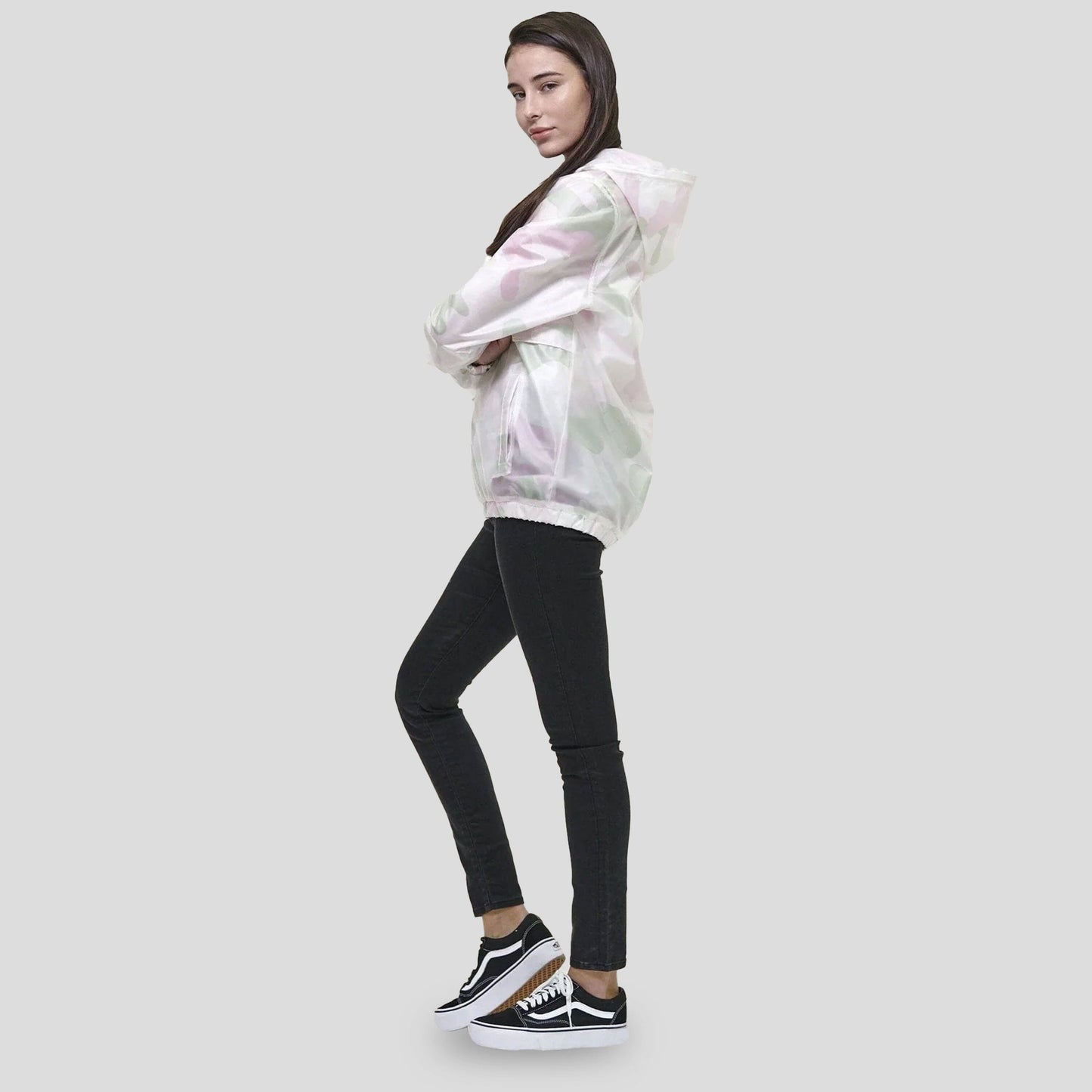 Women's Translucent Pullover Jacket with hood - FINAL SALE