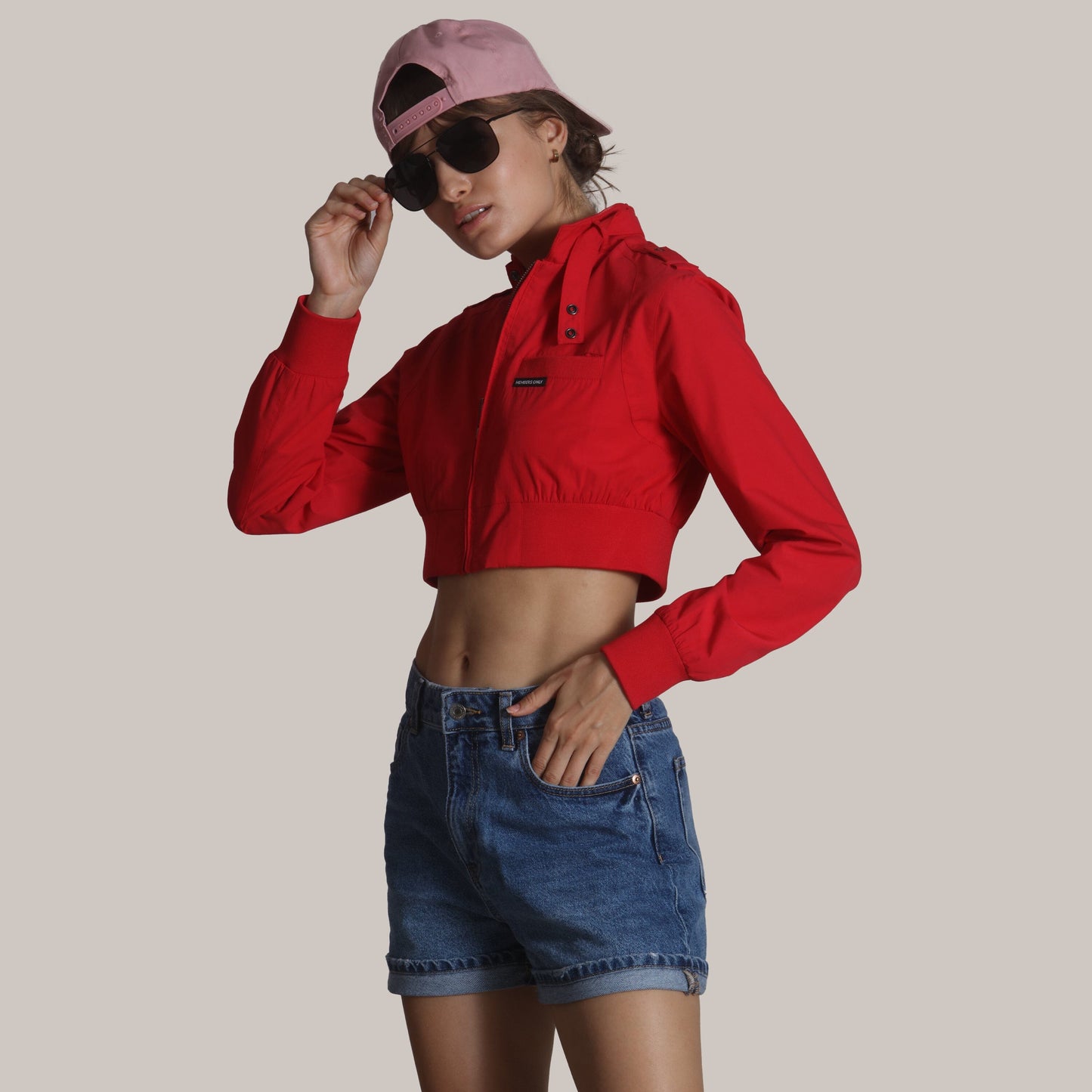 Women's Mini Cropped Racer Jacket