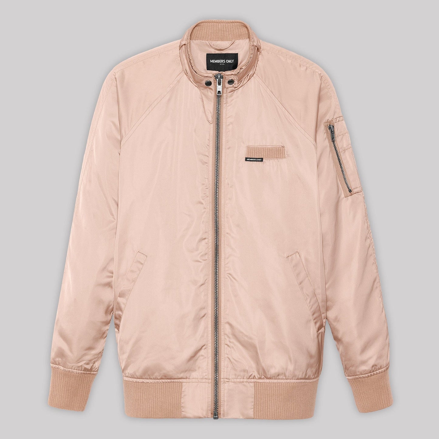 Women's Satin Bomber Jacket