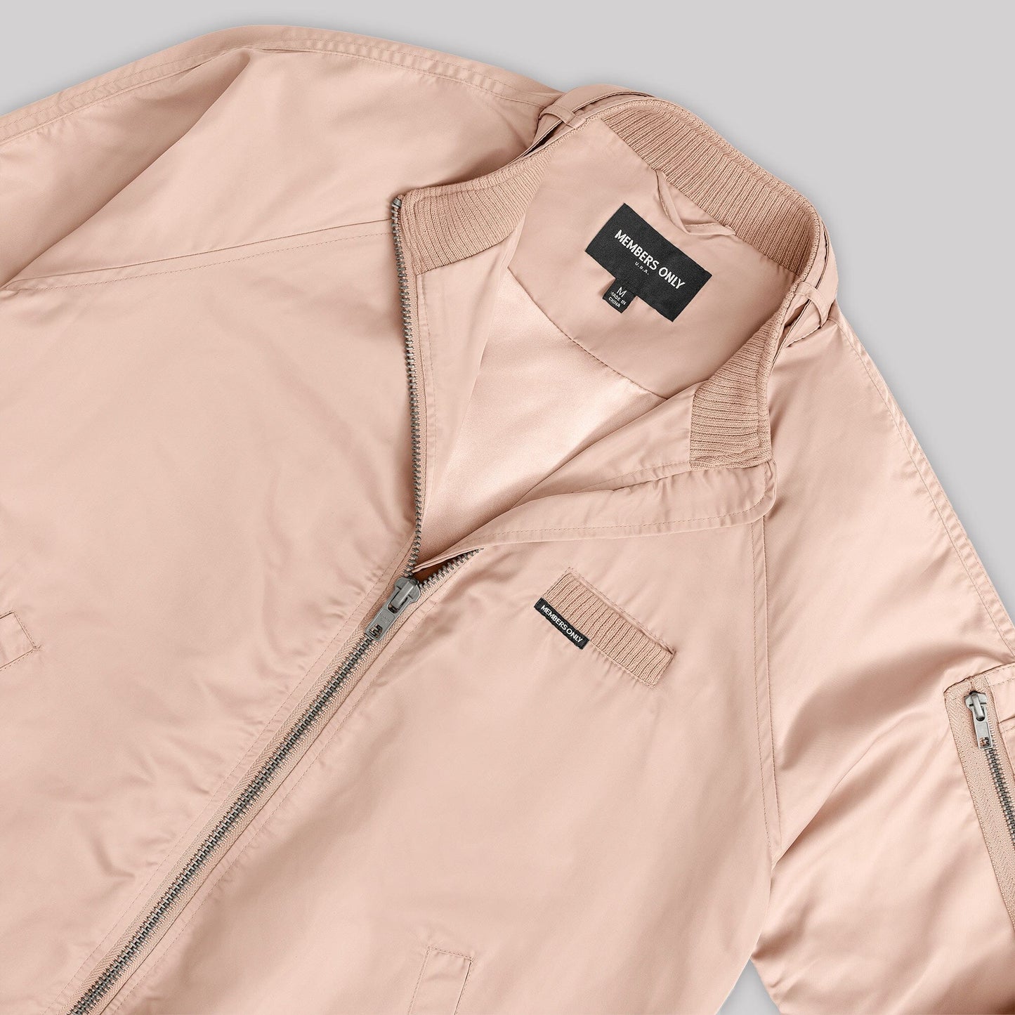 Women's Satin Bomber Jacket