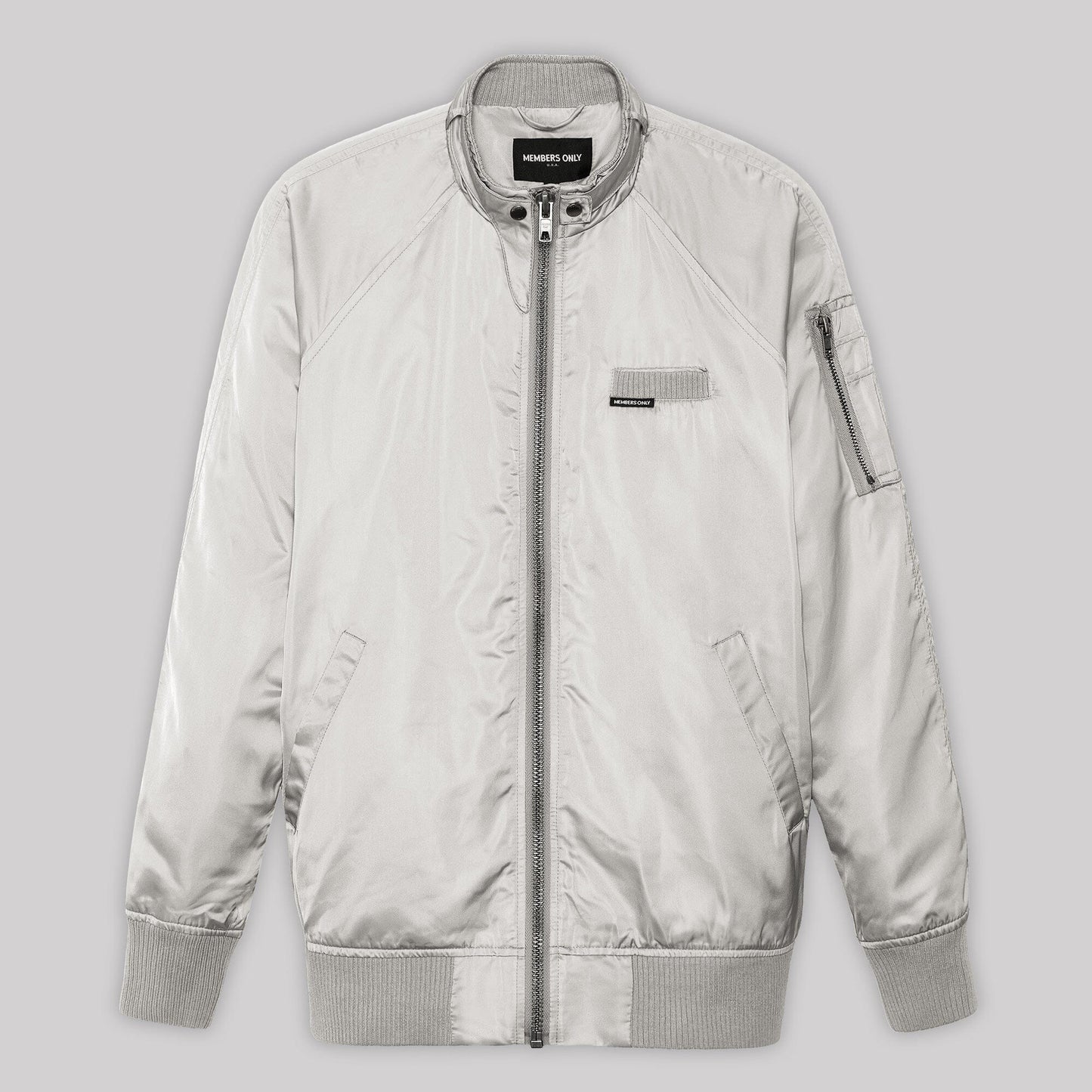 Women's Satin Bomber Jacket