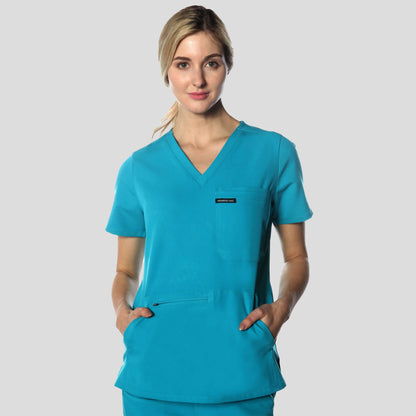 Cordoba 5-Pocket Scrub Top