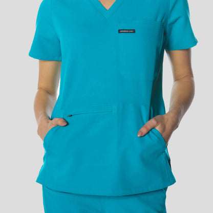 Cordoba 5-Pocket Scrub Top