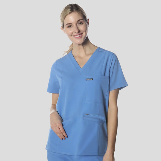 Palermo 4-Pocket Scrub Top