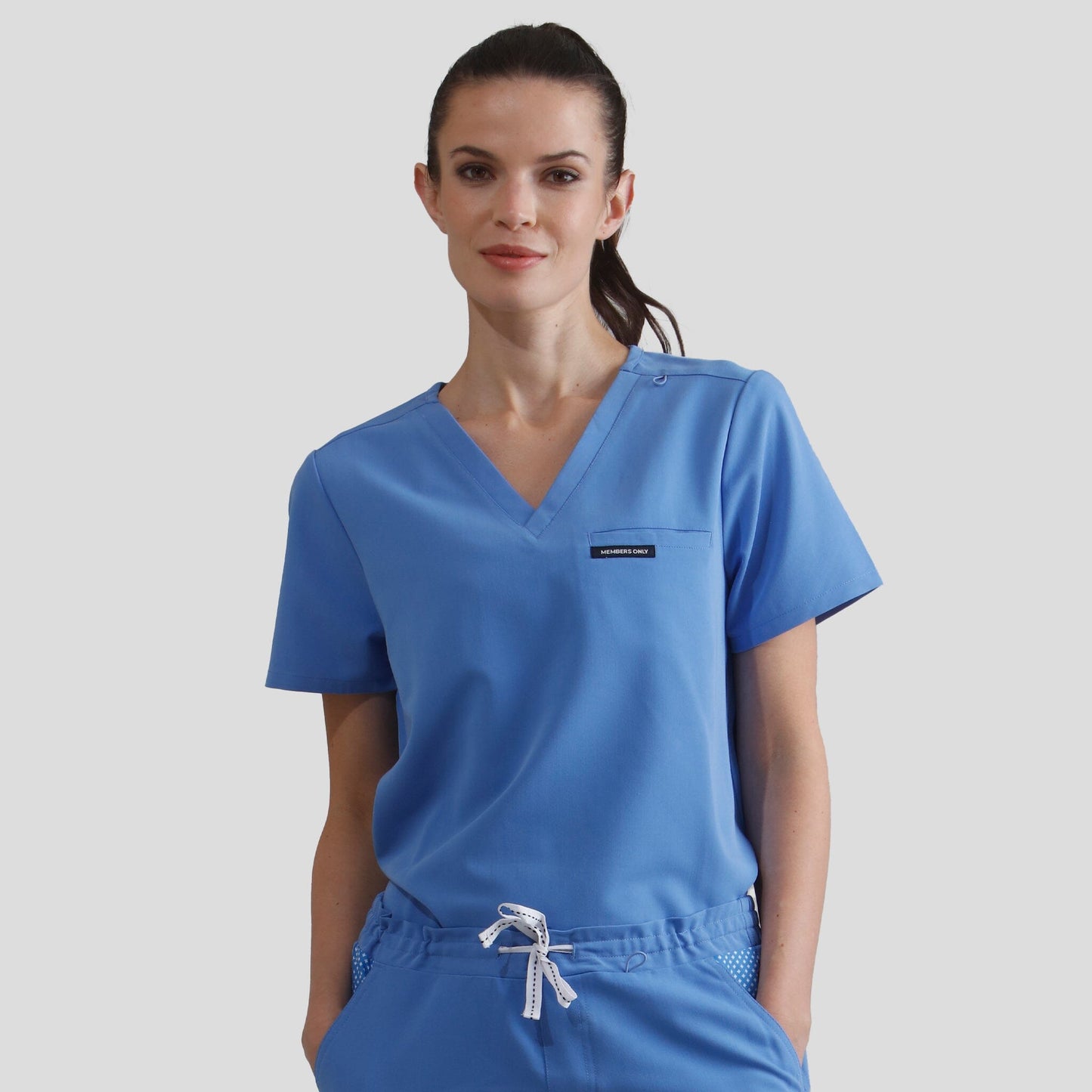 Bari 1-Pocket Scrub Top