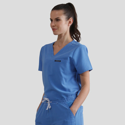 Bari 1-Pocket Scrub Top