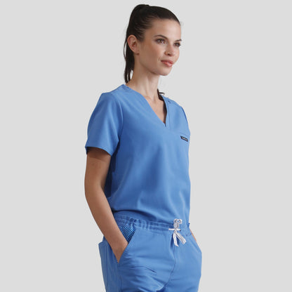 Bari 1-Pocket Scrub Top