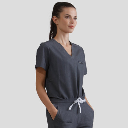 Bari 1-Pocket Scrub Top