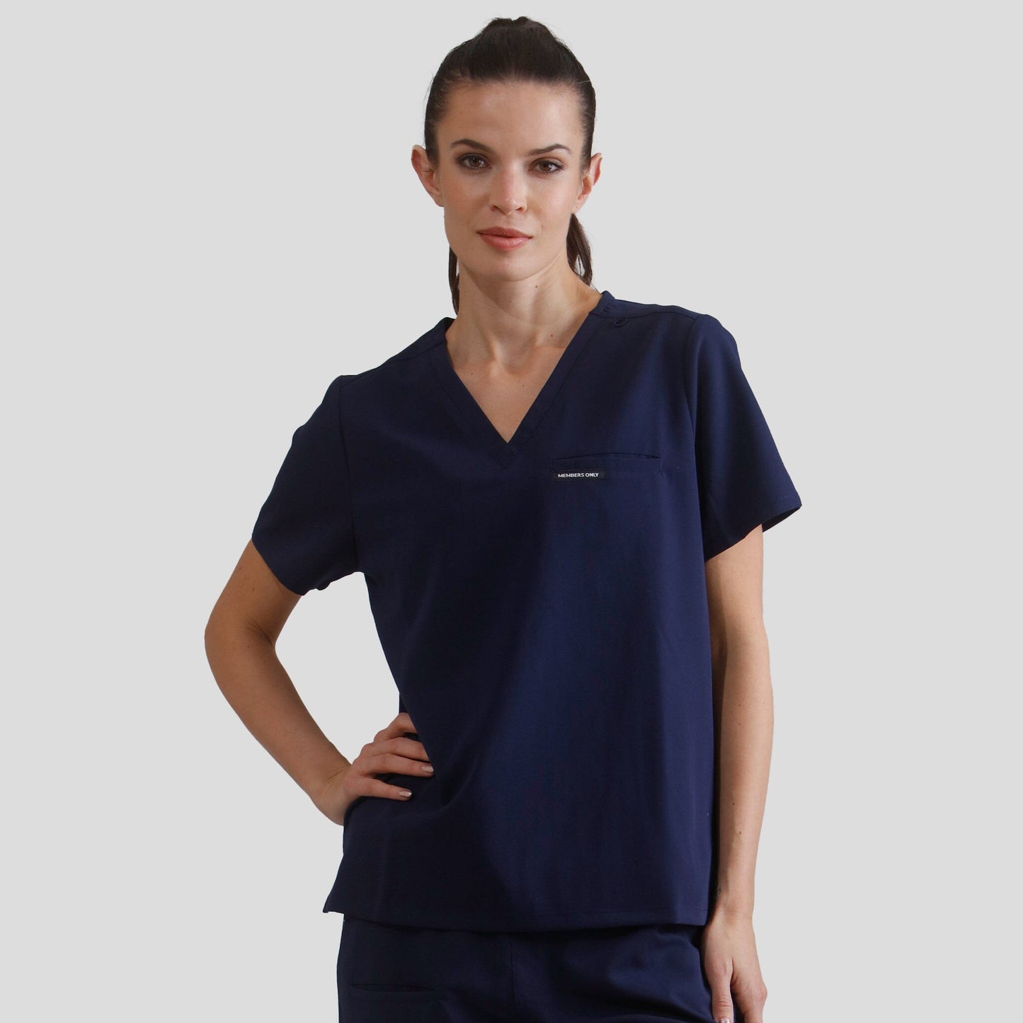 Bari 1-Pocket Scrub Top