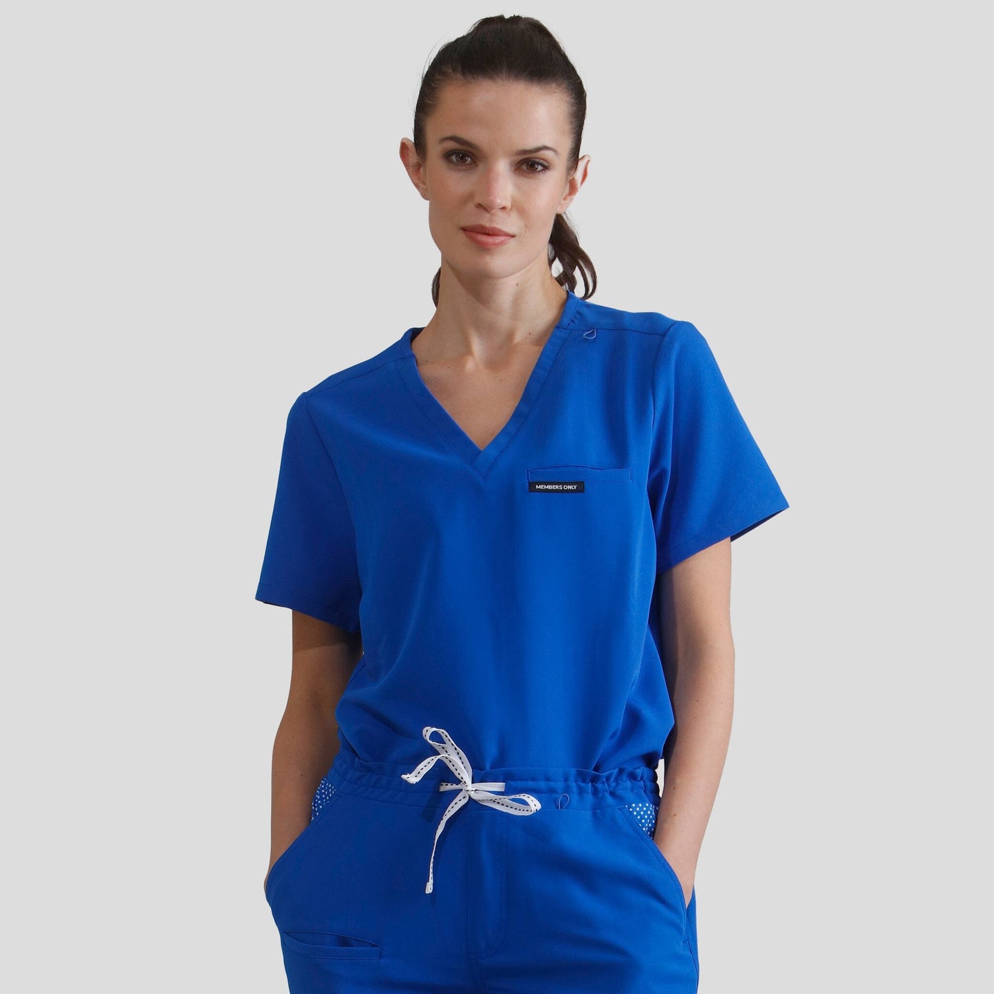 Bari 1-Pocket Scrub Top