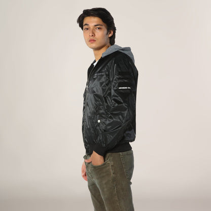 Men's Flight Satin Twill Hooded Jacket - FINAL SALE