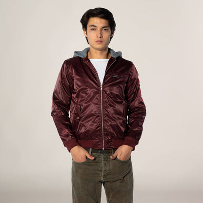 Men's Flight Satin Twill Hooded Jacket - FINAL SALE