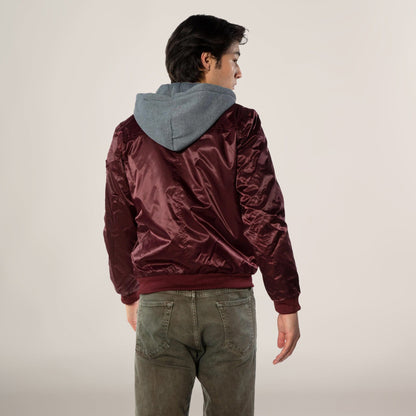 Men's Flight Satin Twill Hooded Jacket - FINAL SALE