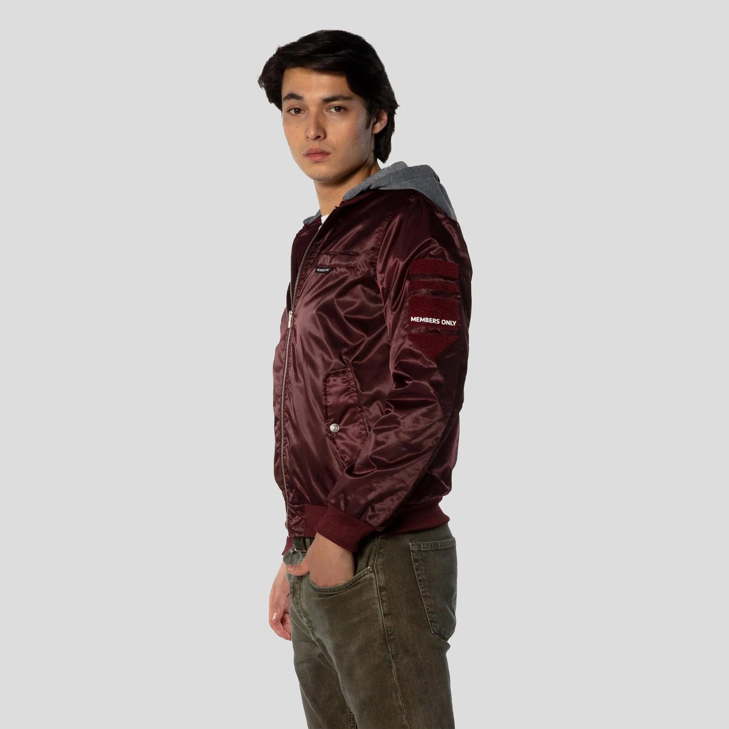 Men's Flight Satin Twill Hooded Jacket - FINAL SALE