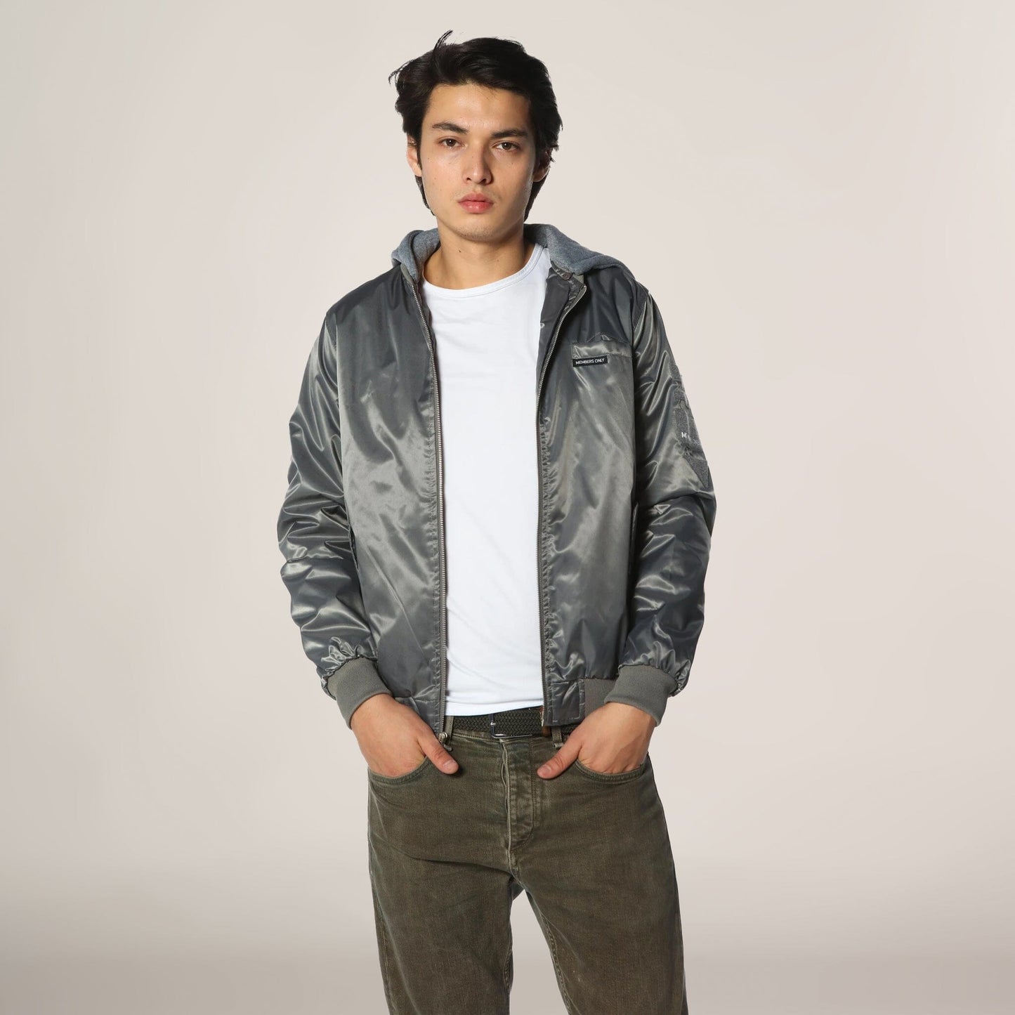 Men's Flight Satin Twill Hooded Jacket - FINAL SALE