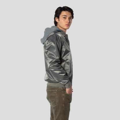 Men's Flight Satin Twill Hooded Jacket - FINAL SALE