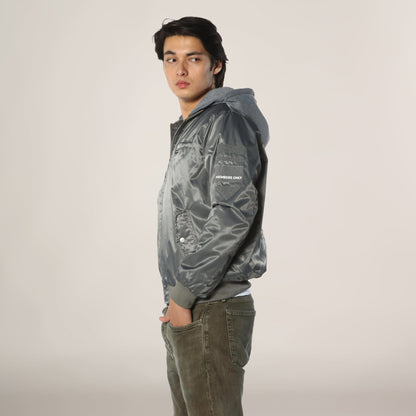 Men's Flight Satin Twill Hooded Jacket - FINAL SALE