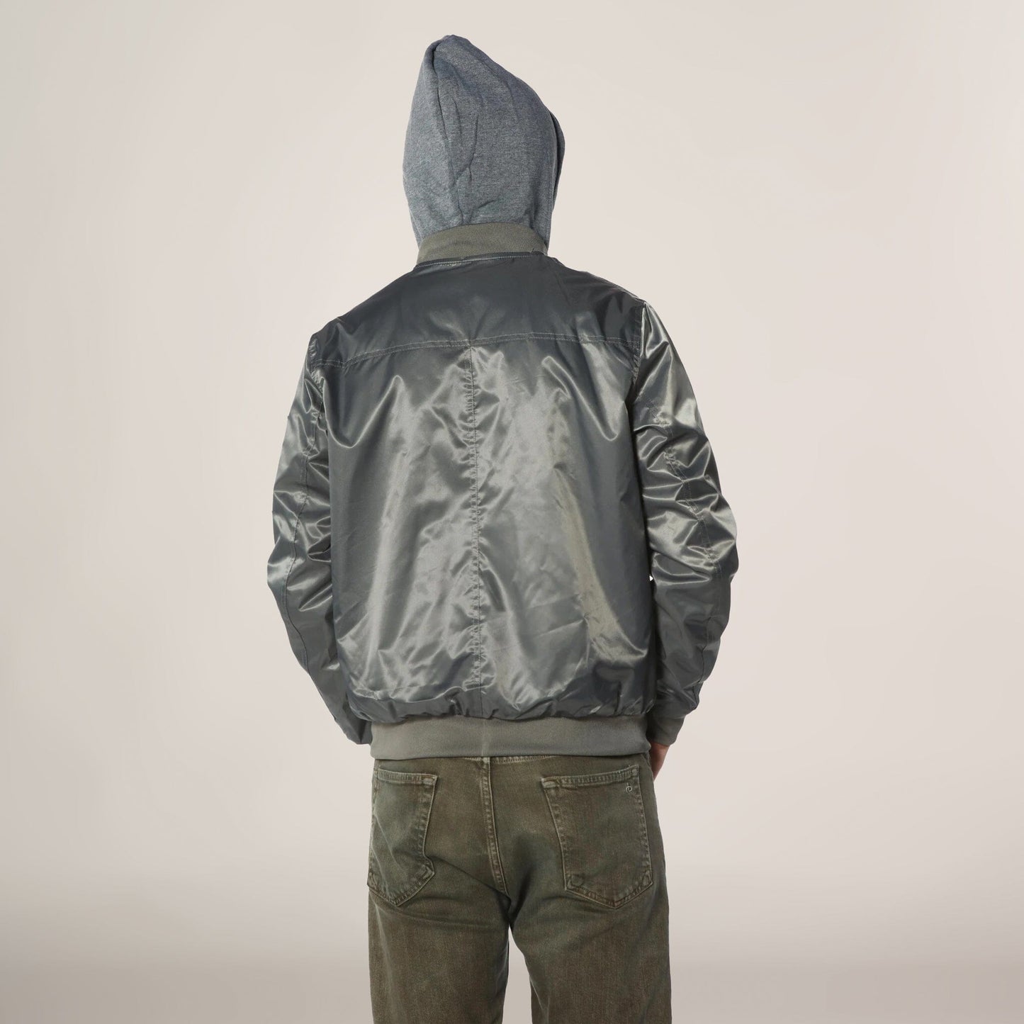 Men's Flight Satin Twill Hooded Jacket - FINAL SALE