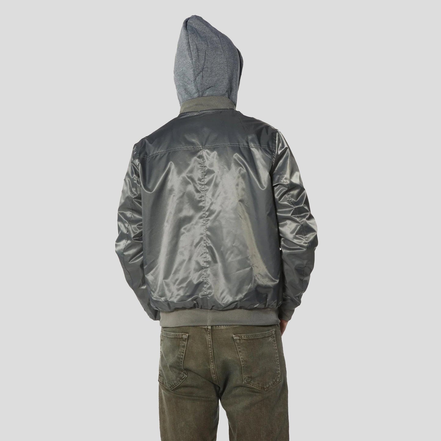 Men's Flight Satin Twill Hooded Jacket - FINAL SALE