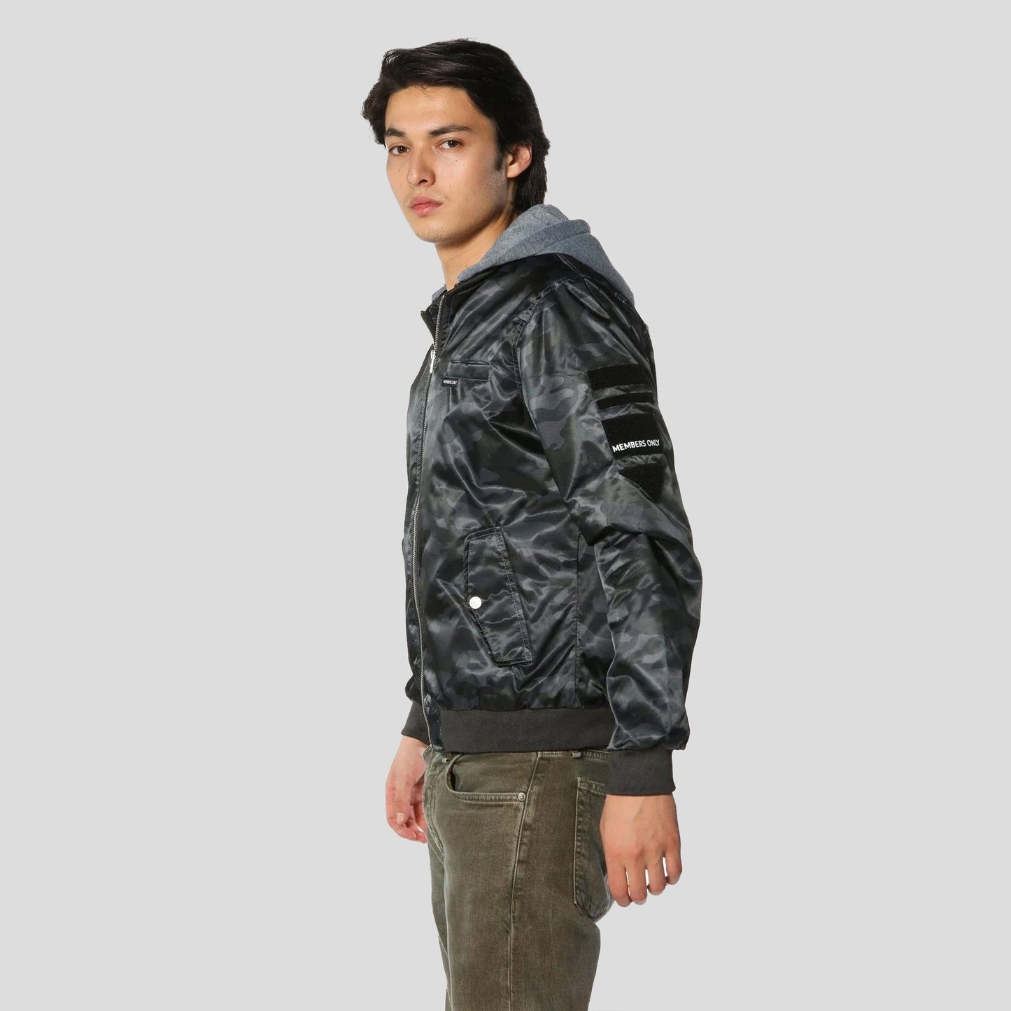 Men's Flight Satin Twill Hooded Jacket - FINAL SALE