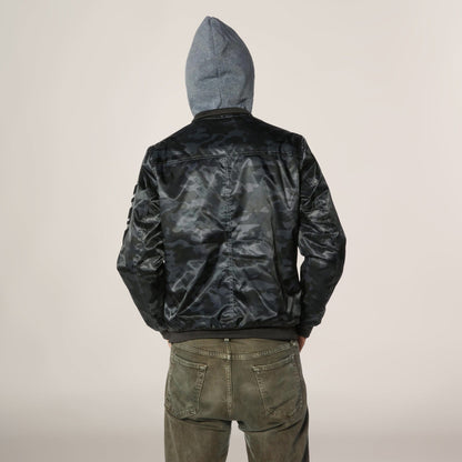 Men's Flight Satin Twill Hooded Jacket - FINAL SALE