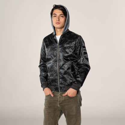 Men's Flight Satin Twill Hooded Jacket - FINAL SALE