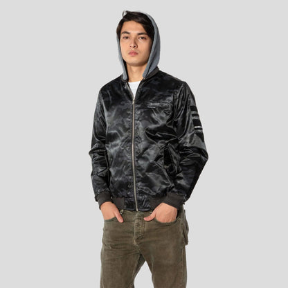 Men's Flight Satin Twill Hooded Jacket - FINAL SALE