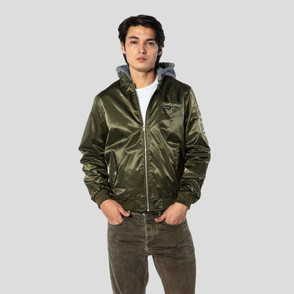 Men's Flight Satin Twill Hooded Jacket - FINAL SALE