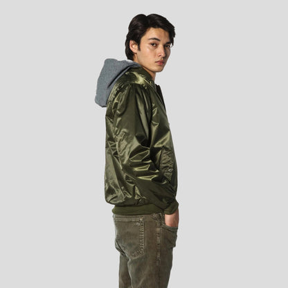 Men's Flight Satin Twill Hooded Jacket - FINAL SALE