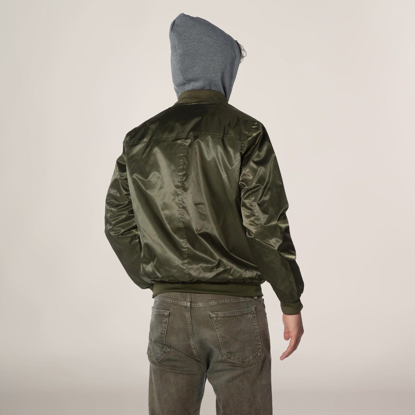 Men's Flight Satin Twill Hooded Jacket - FINAL SALE