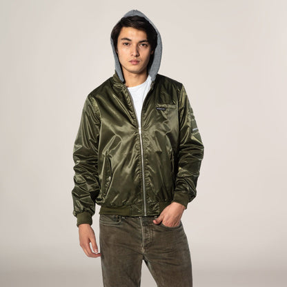 Men's Flight Satin Twill Hooded Jacket - FINAL SALE