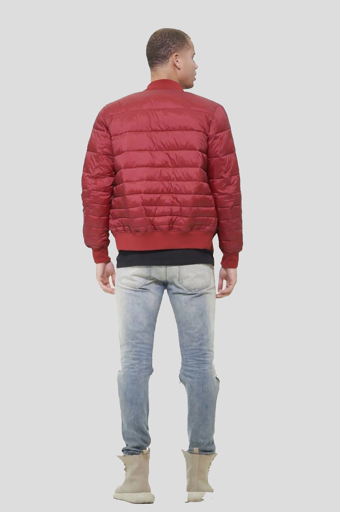 Men's Solid Puffer Jacket - FINAL SALE