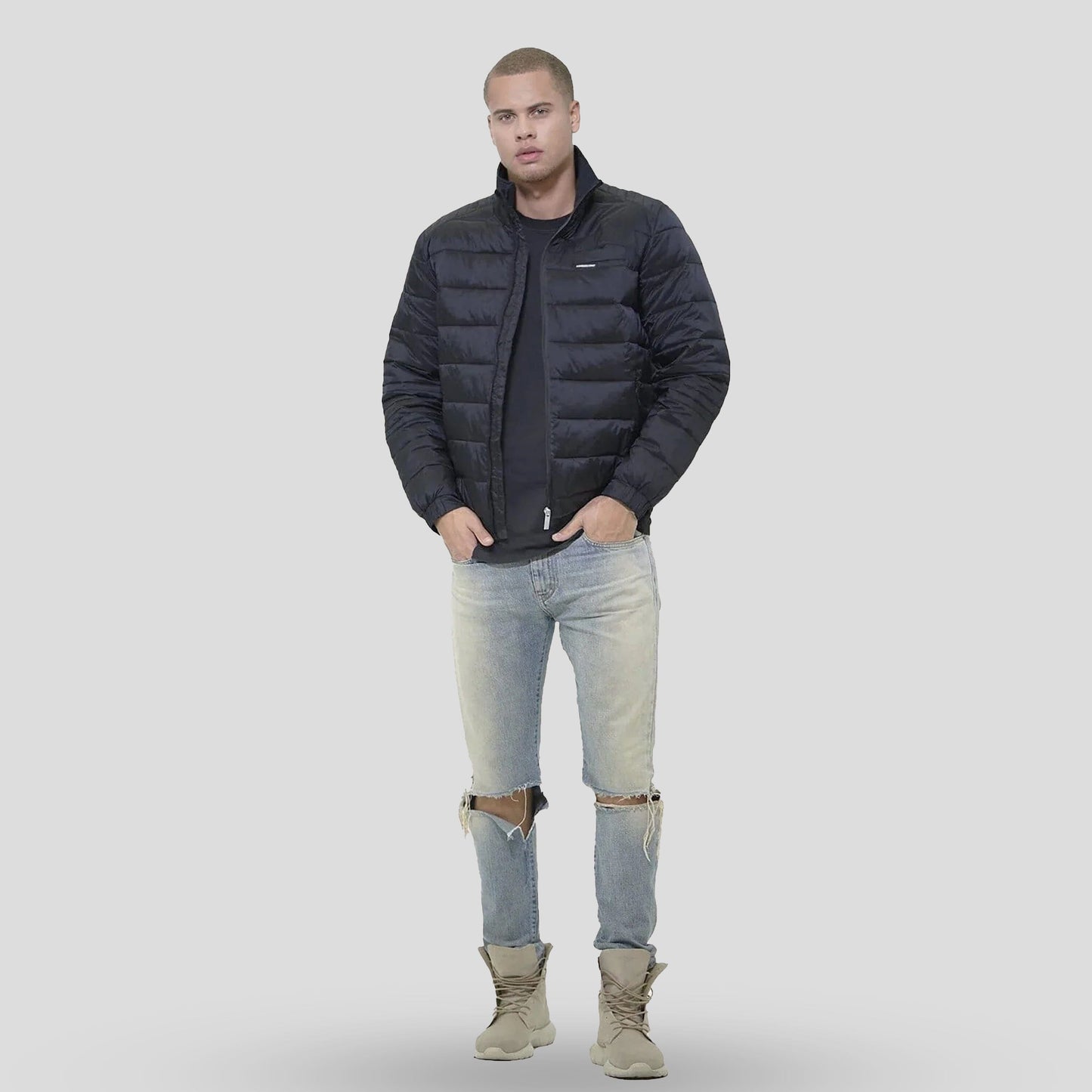 Men's Moto Puffer Jacket - FINAL SALE