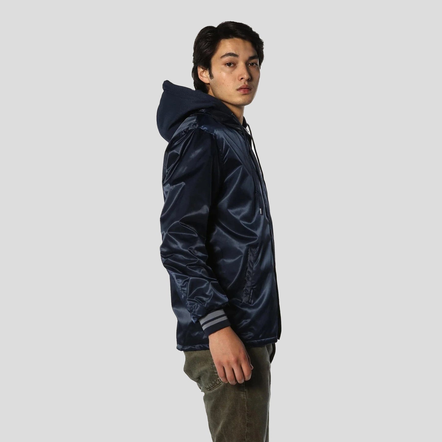 Men's Coach Jacket with Fleece Hood - FINAL SALE