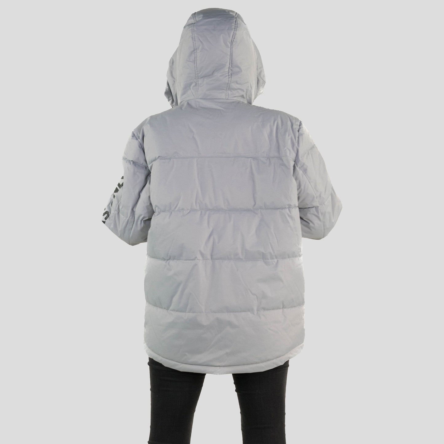 Women's Twill Block Puffer Oversized Jacket - FINAL SALE