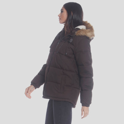 Women's Cotton Puffer Oversized Jacket - FINAL SALE