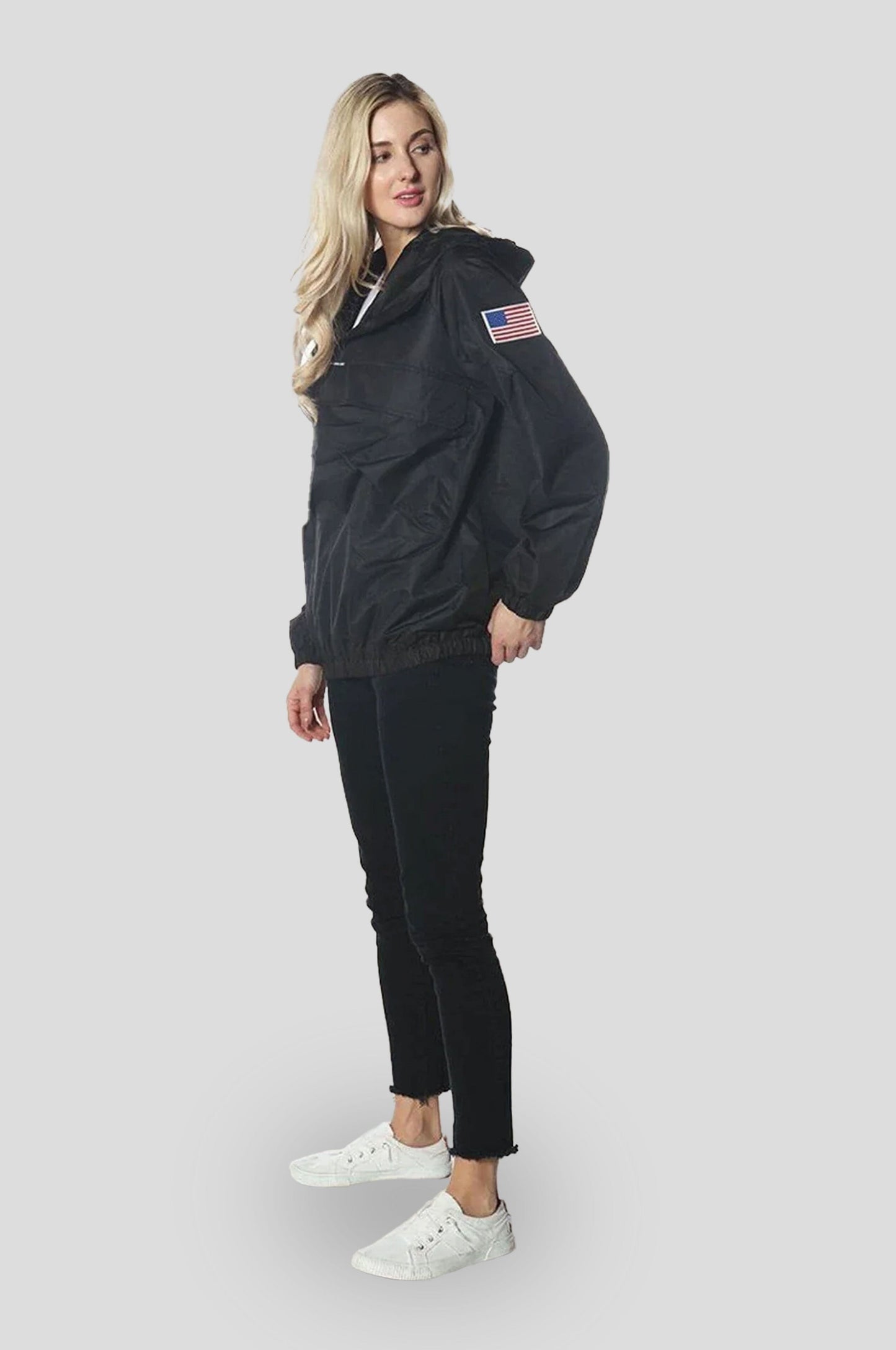 Women's Asymmetrical Windbreaker Oversized Jacket - FINAL SALE