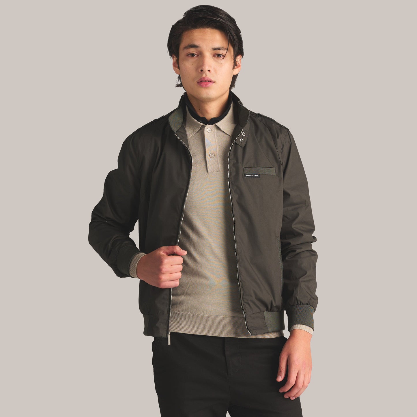 Men's Big & Tall Classic Iconic Racer Jacket