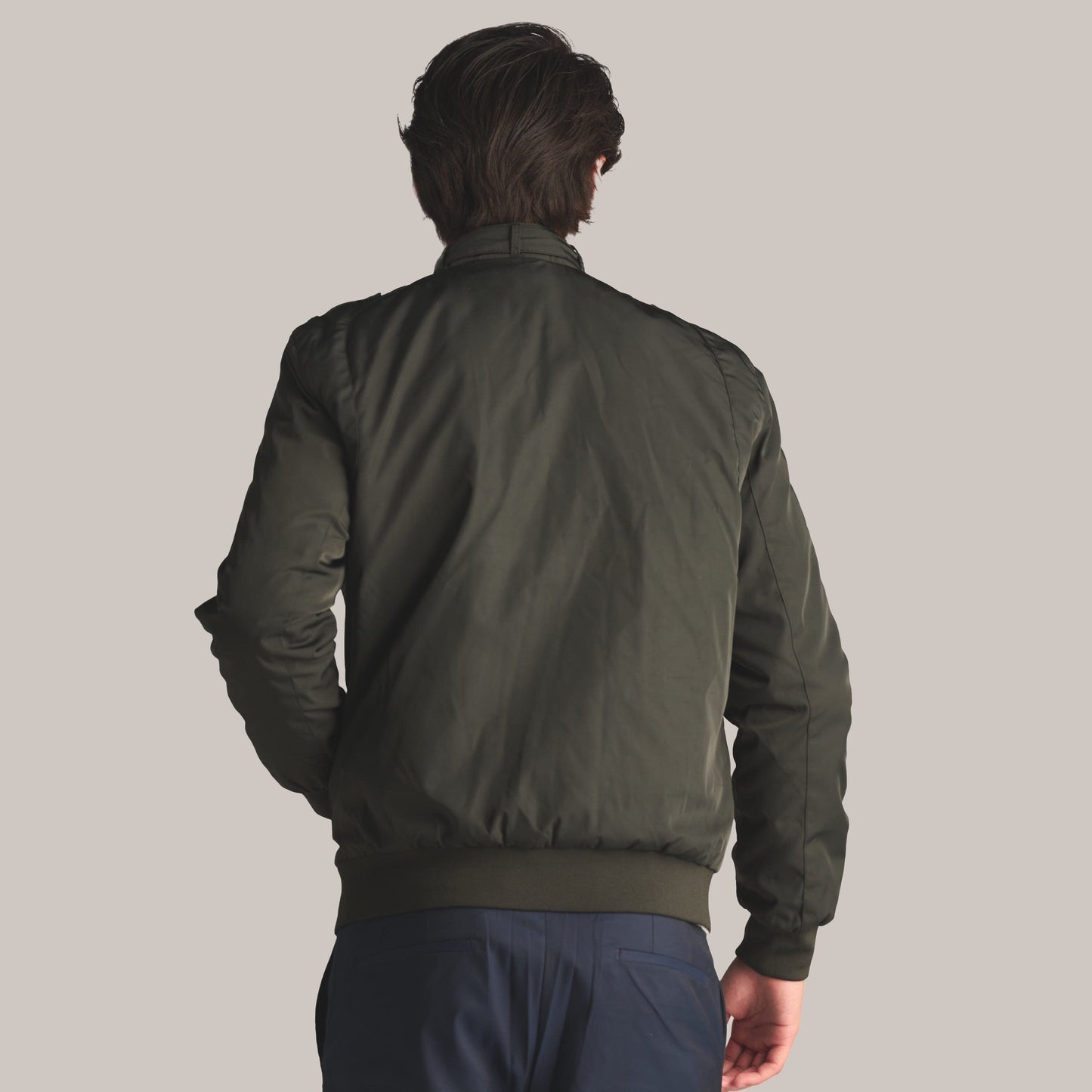 Men's Iconic Racer Quilted Lining Jacket